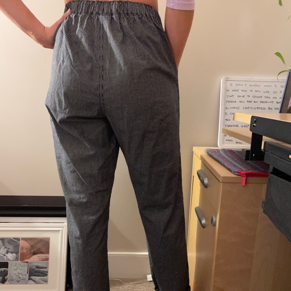 H&M drawstring plaid trousers - Picture 3 of 5